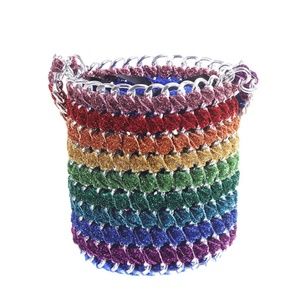 Tambonita - Shimmer Rainbow Bucket Bag